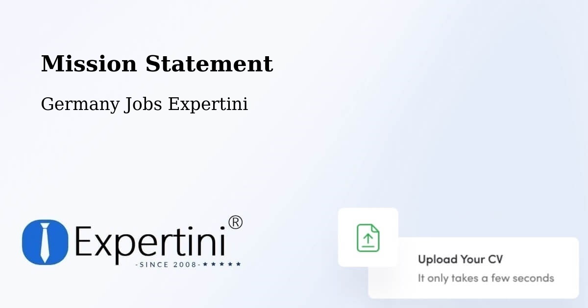 Corporate Mission – Ernstroda - Germany Jobs Expertini