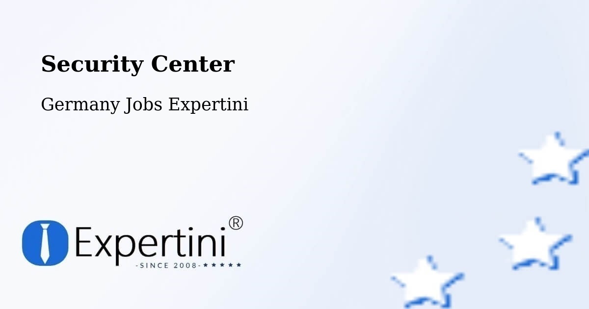 Security & Compliance – Ernstroda - Germany Jobs Expertini